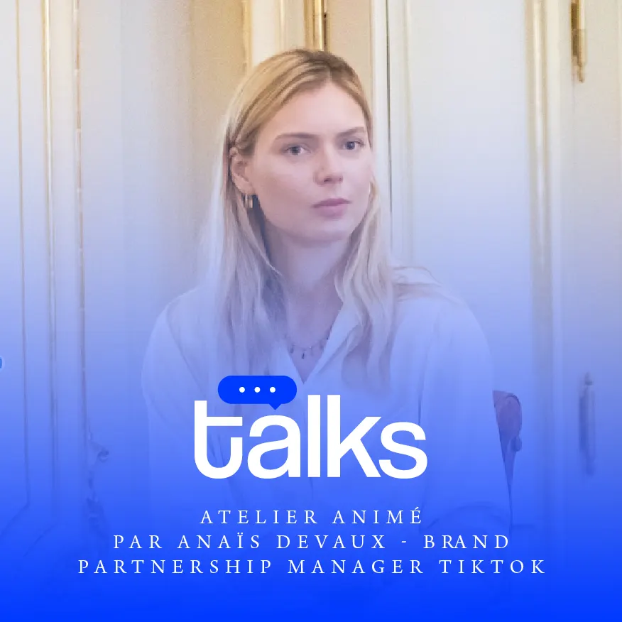 Visuel de l'événement Talks : Stratégie & création de contenu sur TikTok