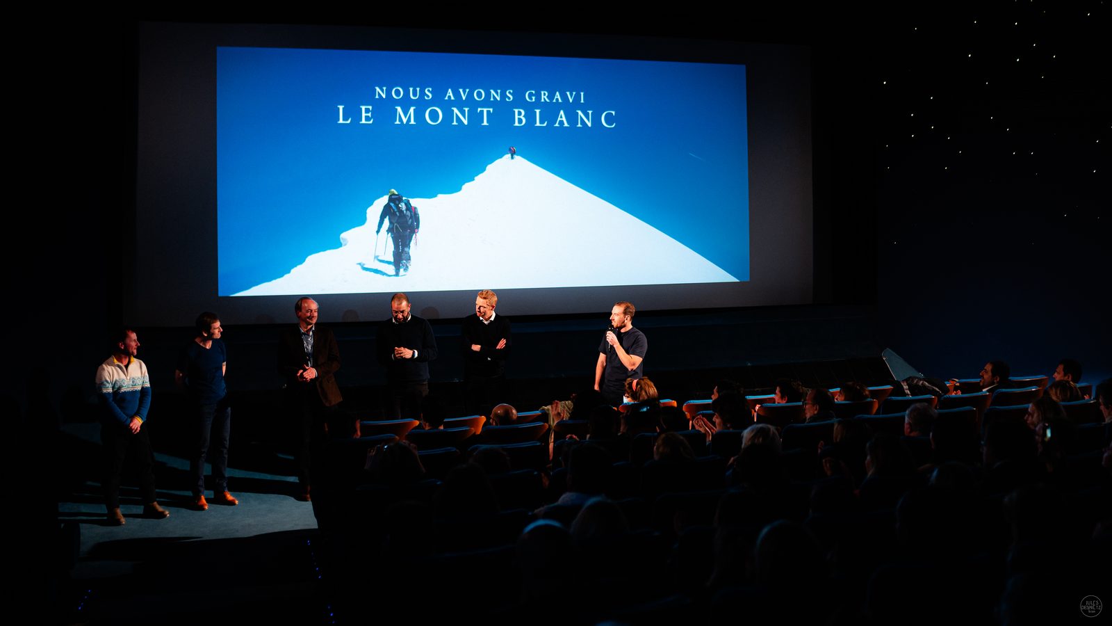 Projection du film « Nous avons gravi le Mont-Blanc » au Grand Rex