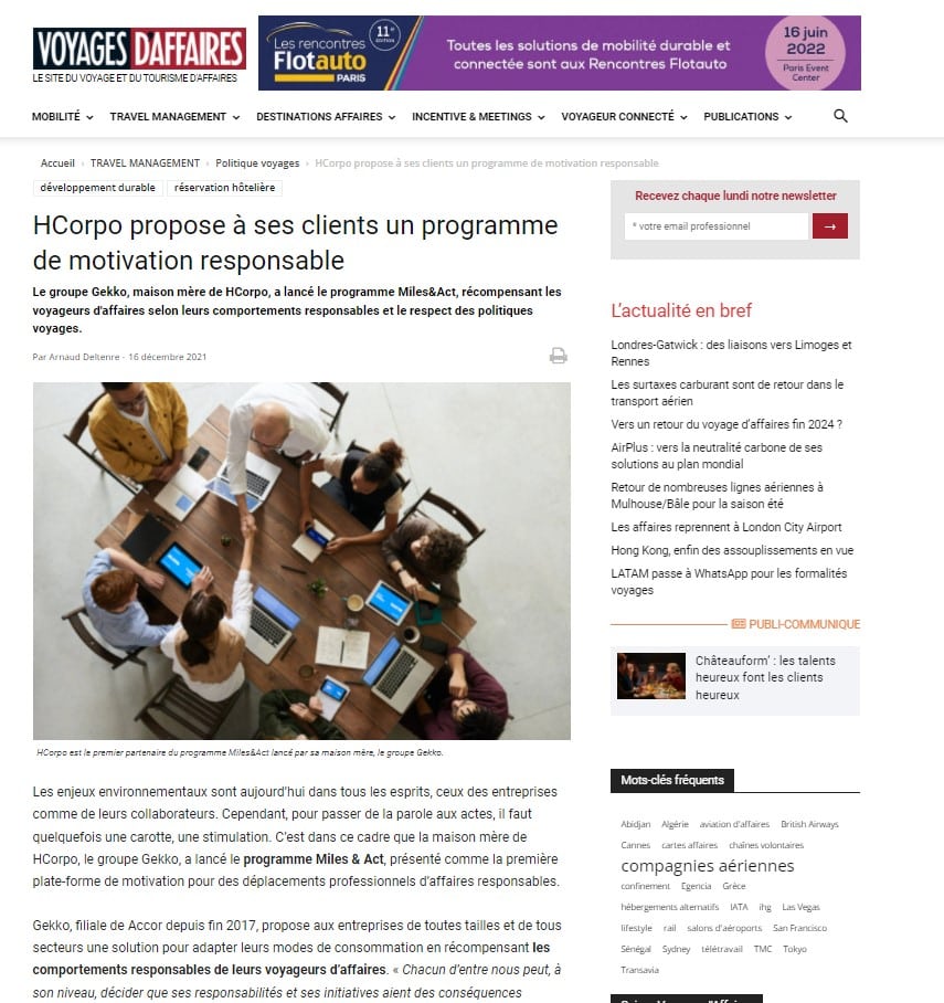 Accompagnement du Groupe Gekko dans ses relations presse – visuel 3
