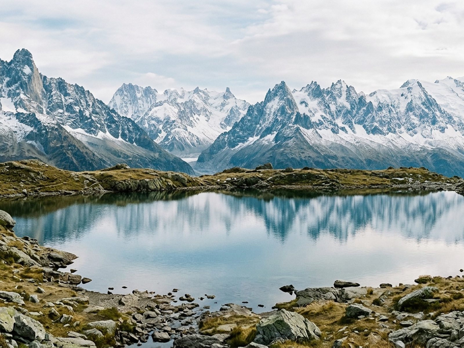 Haute-Savoie : lac alpin de Haute-Savoie et massif enneigé au fond — illustration de la zone d'intervention de Travel-Insight