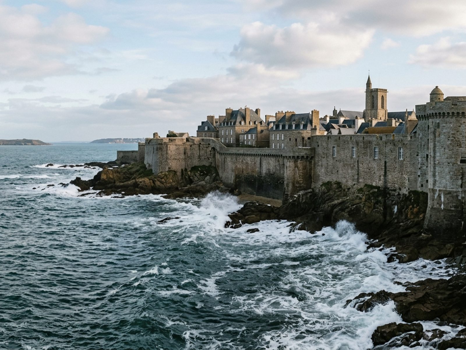 Ille-et-Vilaine : côte d'Émeraude, remparts de granit et marée montante — illustration de la zone d'intervention de Travel-Insight